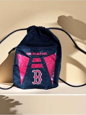 Northwest Black and Red Boston Red Sox Drawstring Backpack